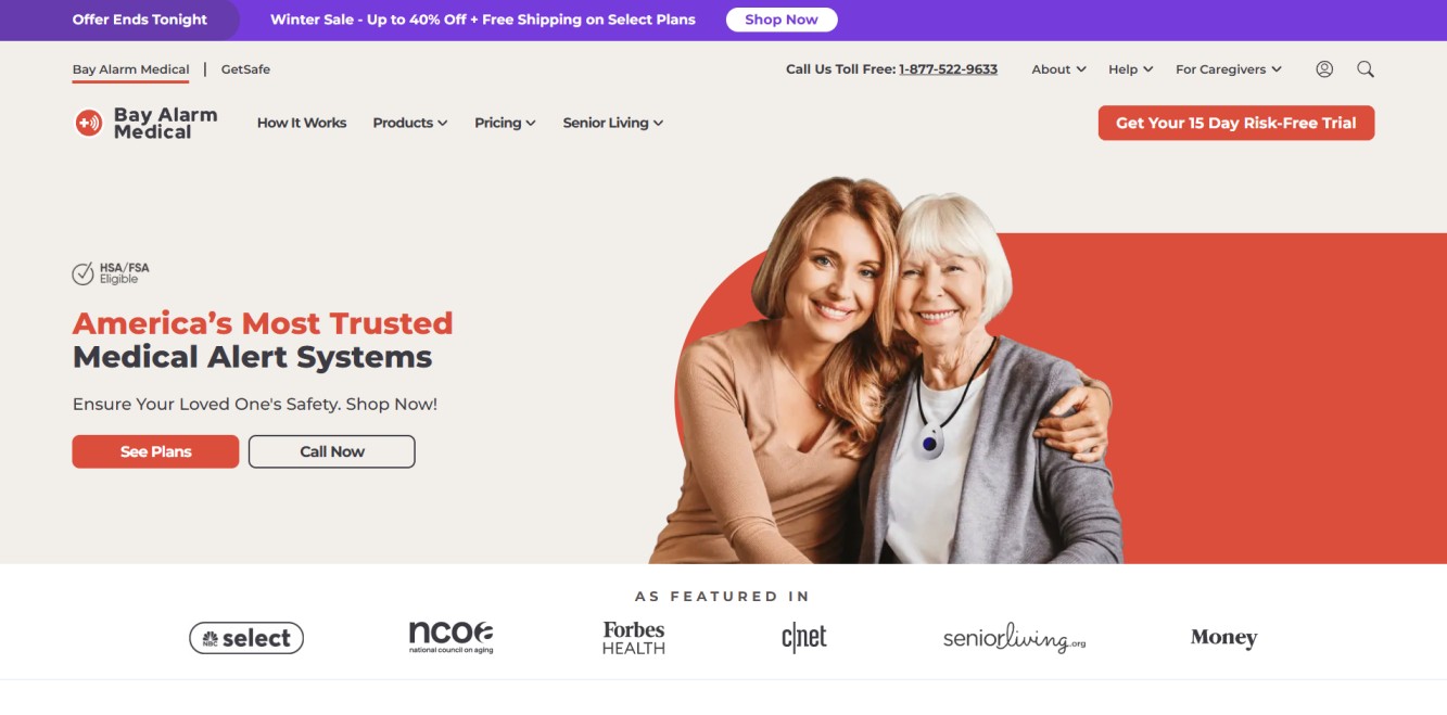 Bay Alarm Medical – Best Budget Option with Extended Battery