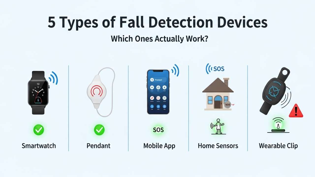 The 5 Types of Fall Detection Devices
