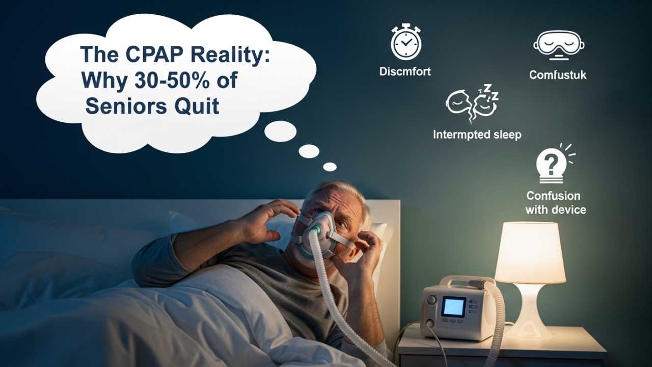 The CPAP Reality Why 30-50% of Seniors Quit