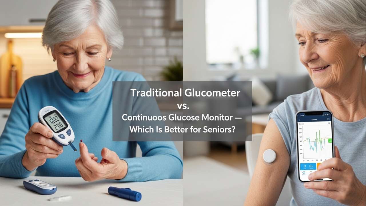 Traditional Glucometer vs. Continuous Glucose Monitor