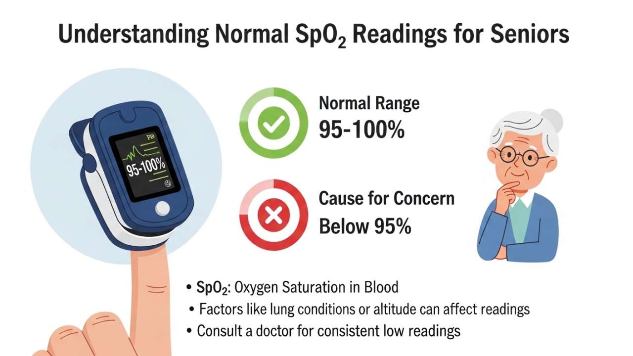 Understanding Normal SpO2 Readings for Seniors